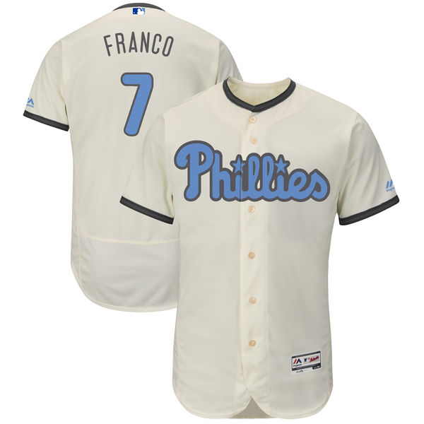 Men's Philadelphia Phillies Flex Base Custom Jersey MLBC0158